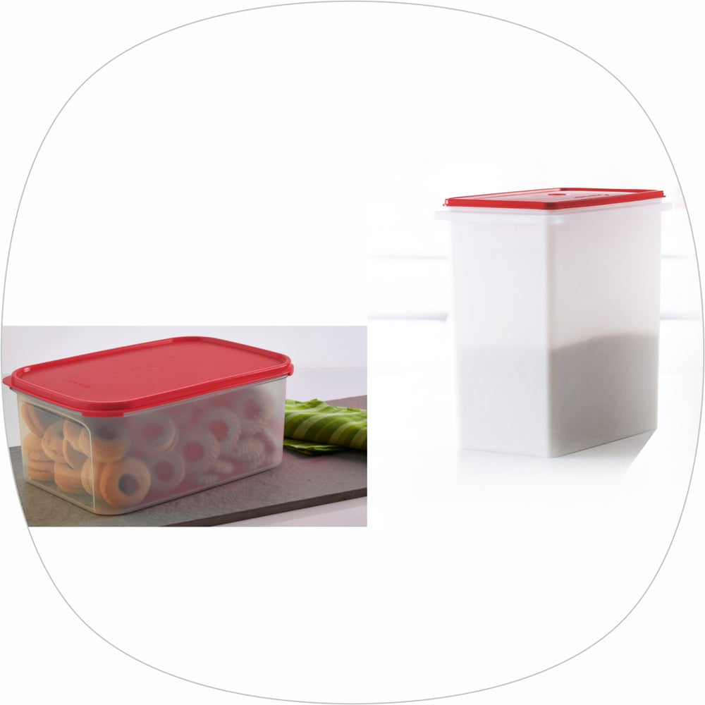 MM Rectangle #2 (4.3L) – Set of 1 + 10 kg Rice Keeper