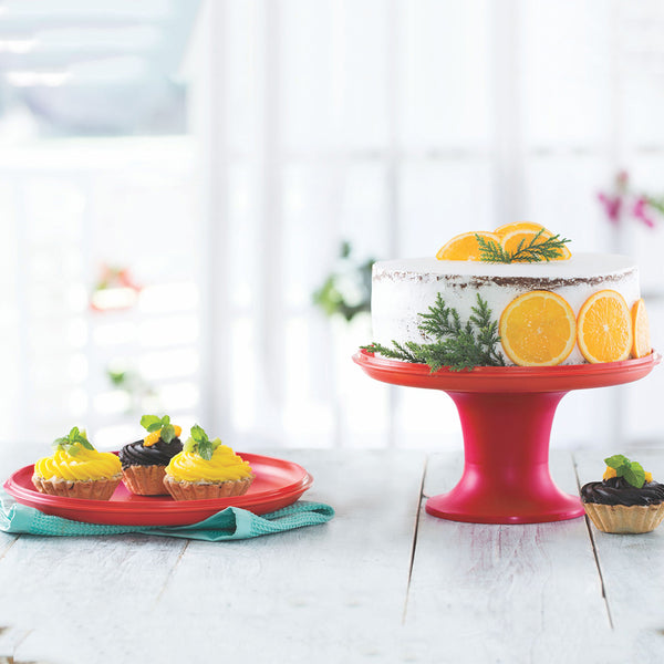 Tupperware Cake Snack Serving Stand Serve It All 1pc