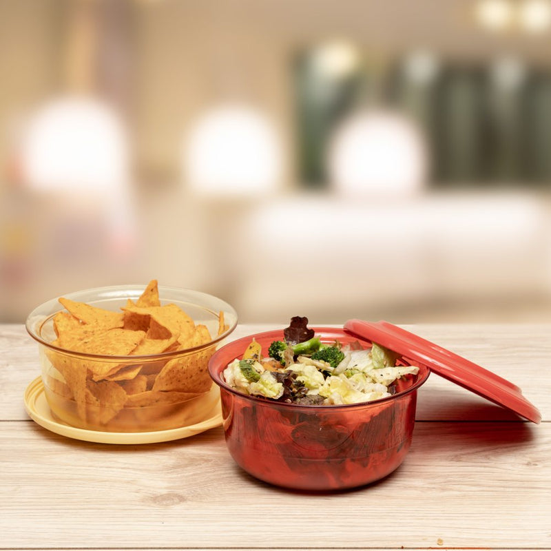 Preludio Transparent Serving and Storage Bowl 450ml 2pc
