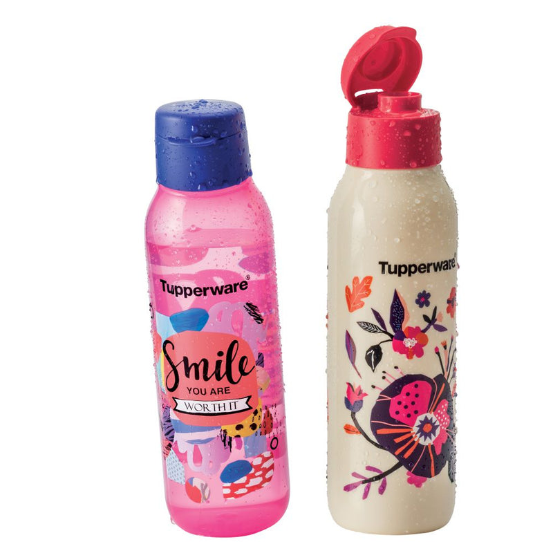 Cool N Chic Eco Bottle, 750Ml 2pc