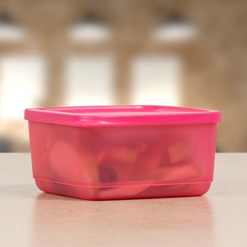 Square Fruits Vegetables Storer Refrigerator Container Cubix 650ml 1pc