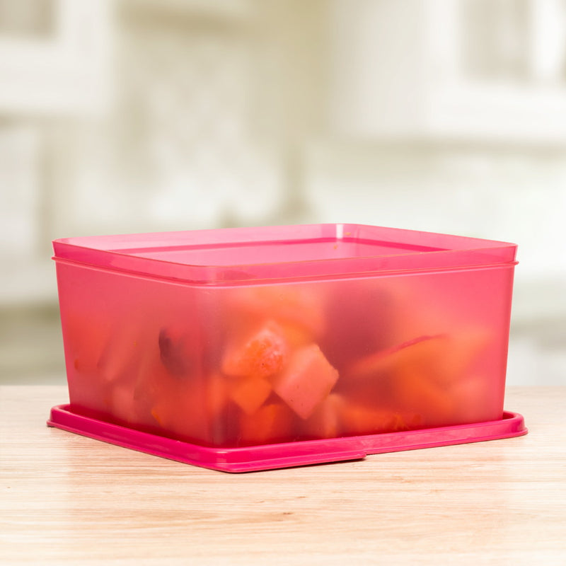 Square Refrigerator Container Keep Tab 2.5l 1pc Pink
