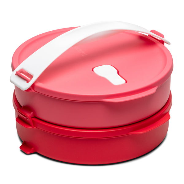 Tupperware Click to Go Round Food Carrier 880ml