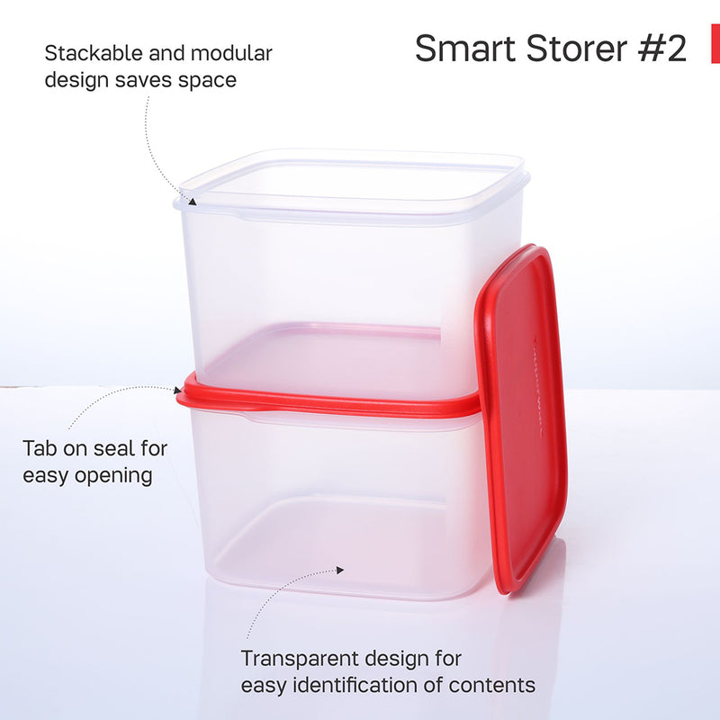 Tupperware Smart Storer #2 ( 2.5L) (set of 2)
