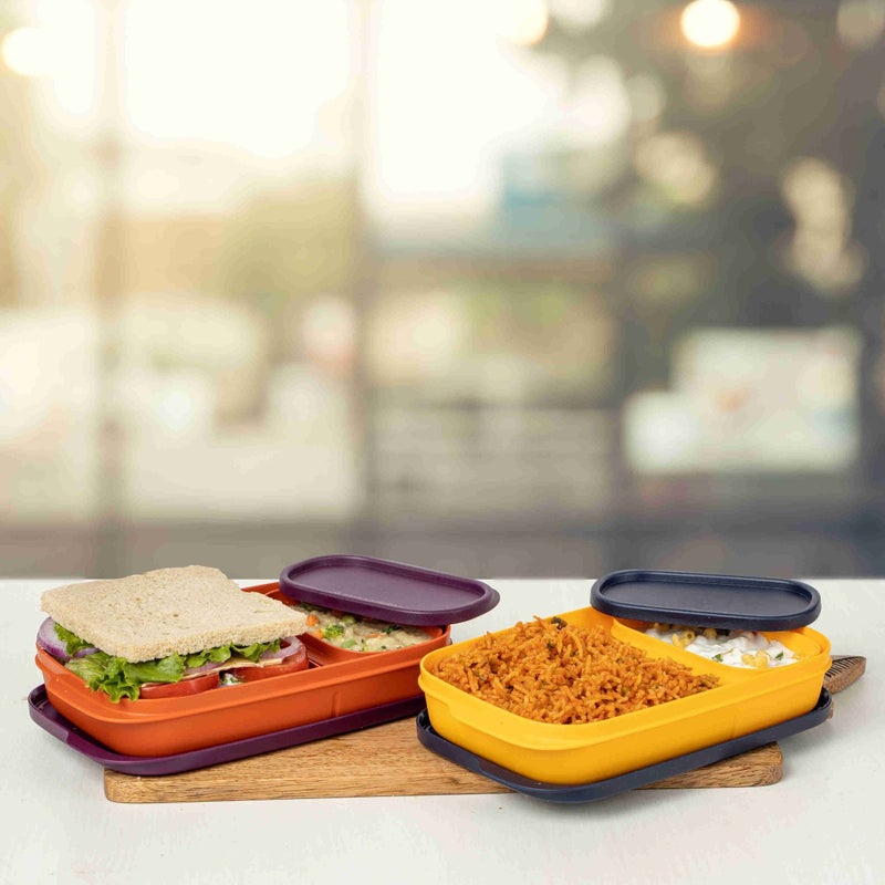 Mylunch Liquid-Tight Lunch Box 590ml 2pc