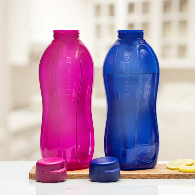 Tupperware Aquasafe Eco Fliptop Bottle 2l 2pc