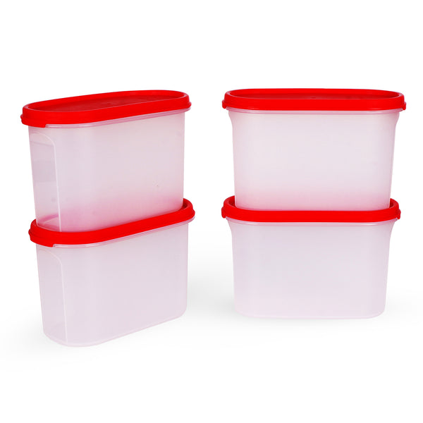 Tupperware Oval Dry Storage Containers 1.1Ltr (Set of 4)