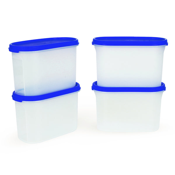 Tupperware Oval Dry Storage Containers 1.1Ltr (Set of 4)