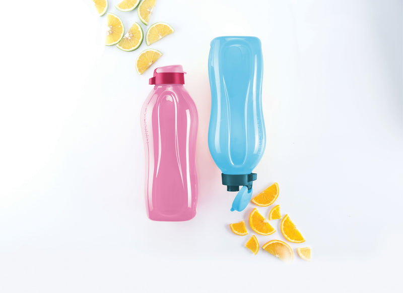 Tupperware Aquasafe Eco Fliptop Bottle 2l 2pc