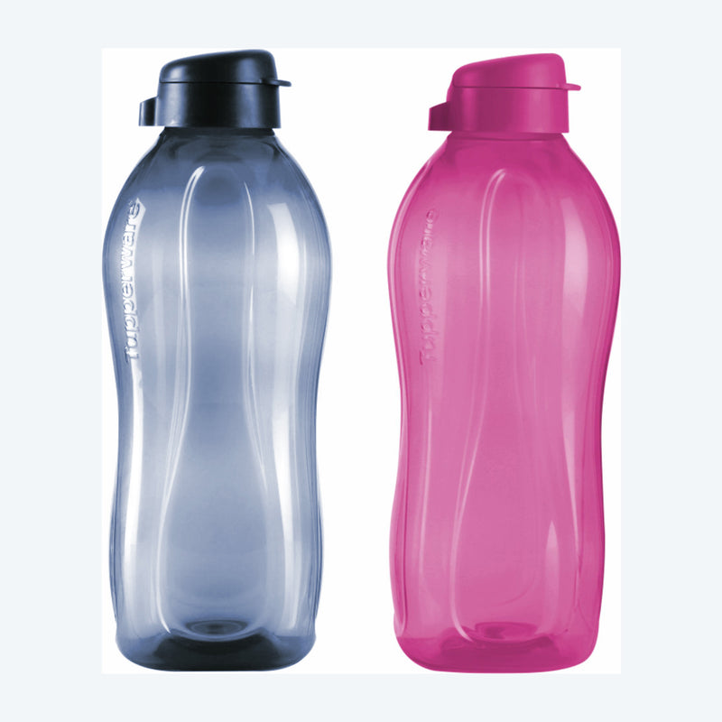 Tupperware Aquasafe Eco Fliptop Bottle 2l 2pc