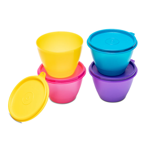 Tupperware Liquid Tight Container Bowled Over 400ml 4pc