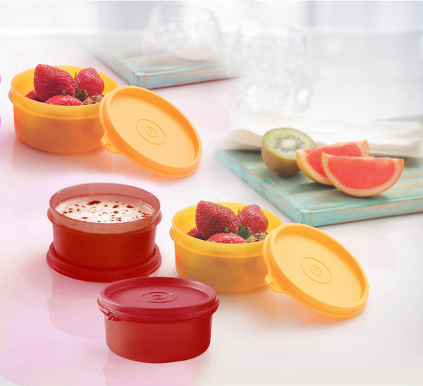 Tupperware Spillproof Tropical Bowls 210ml (Set of 4)
