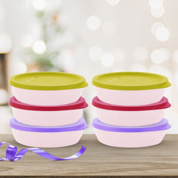 Fridge Container Roundstax 200ml 6pc