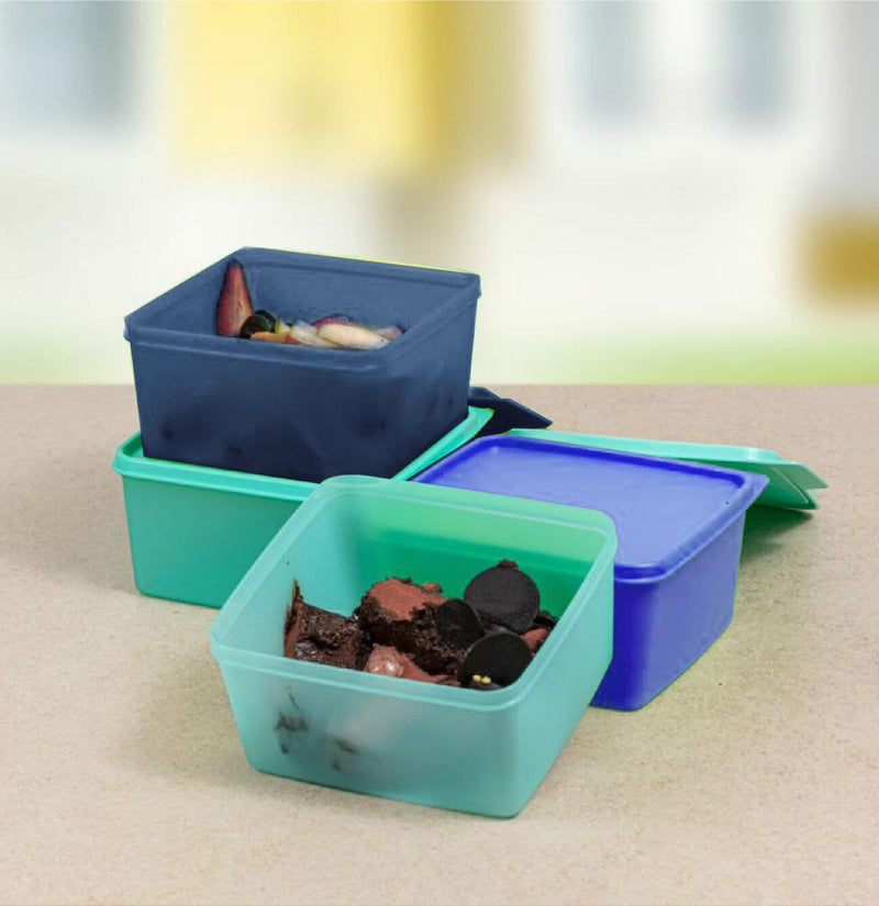 Square Refrigerator Container Keep Tab 1.2l 4pc