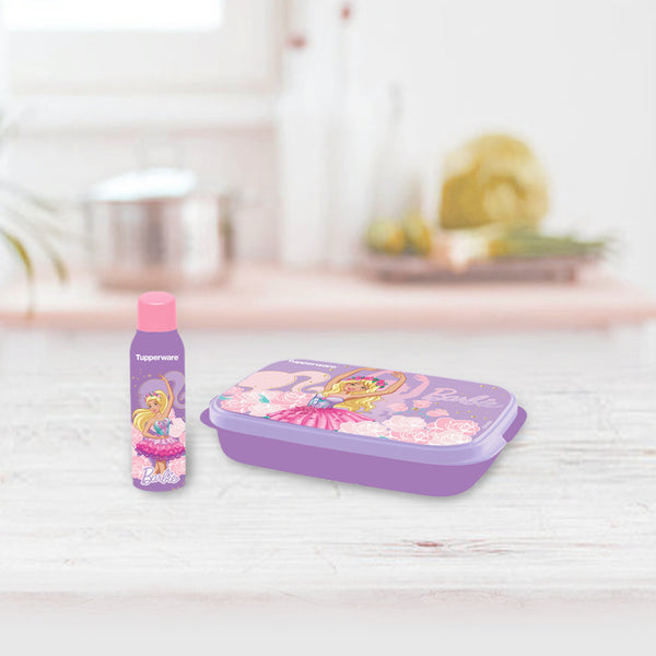 Tupperware Barbie Kids Lunch Set