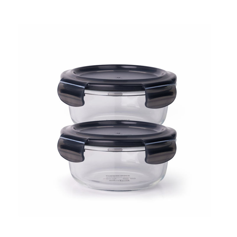 Tuppeware Clear Stack Glass 280ML (Set of 2)