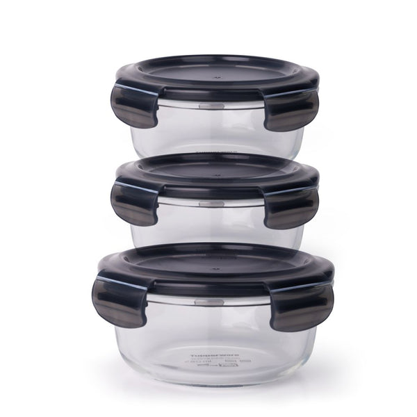 Tupperware Clear Stack 480 ML(1PC) & 280ML (2PC)