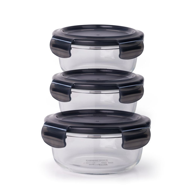 Tupperware Clear Stack 480 ML(1PC) & 280ML (2PC)