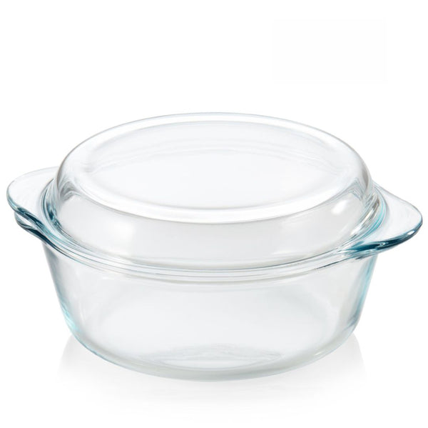 PremiaGlass Round Baking Casserole – 2.1L (New Launch)