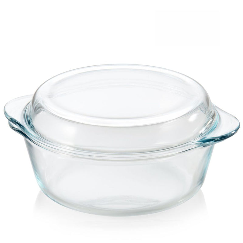 PremiaGlass Round Baking Casserole – 2.1L (New Launch)