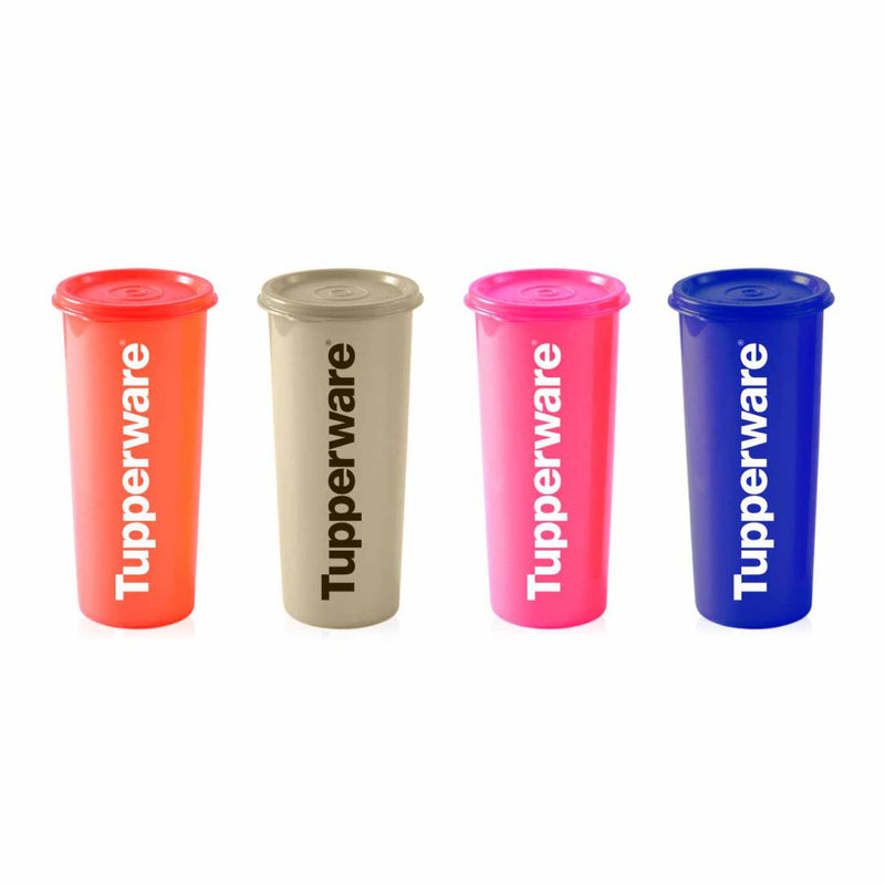 TUPPERWARE 16OZ TUMBLER 470ML (SET OF 4)
