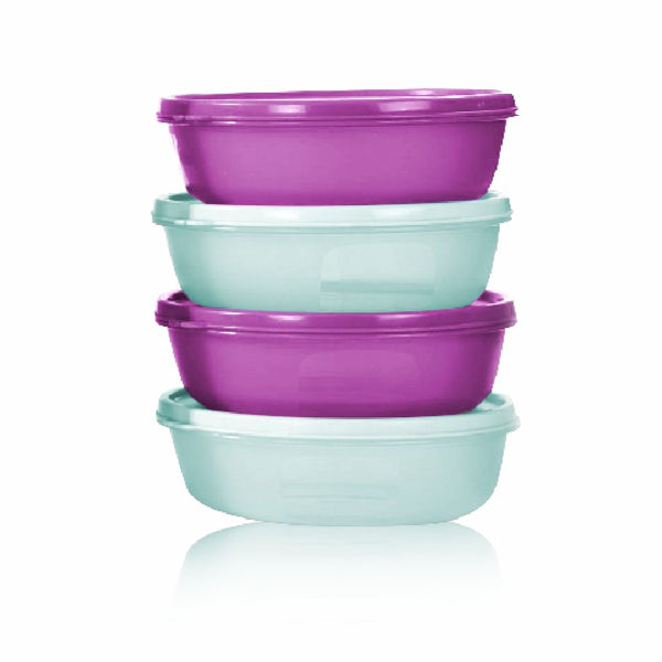 TUPPERWARE SS BOWL 1LTR, (SET OF 4)