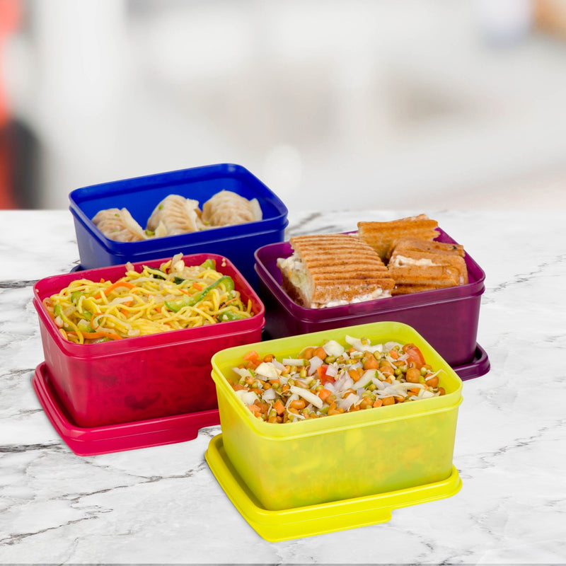Square Refrigerator Container Keep Tab 500ml 4pc