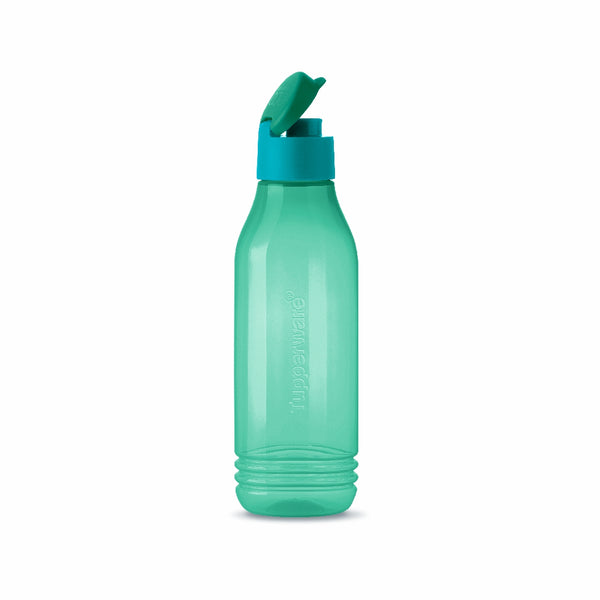 Tupperware ECO SIP Triangular Water Bottles, 750 ml, (Set of 1), Green