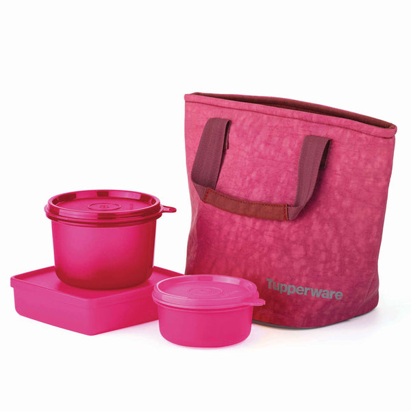 Tupperware Bag n Go Lunch (Pink) (Set of 1)