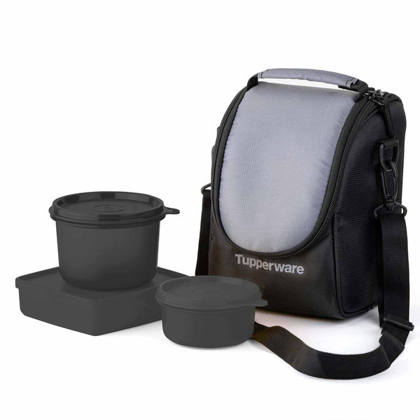 Tupperware Bag n Go Lunch (Black) (Set of 1)