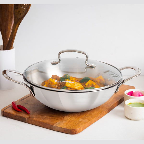 Trayam Casserole Pan + Kadhai with Chopper
