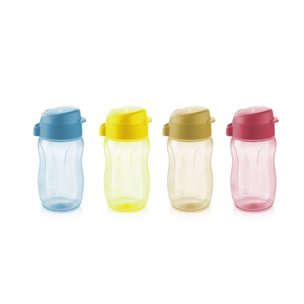 TUPPERWARE AQUASLIM 310ML BOTTLE (Set of 4)