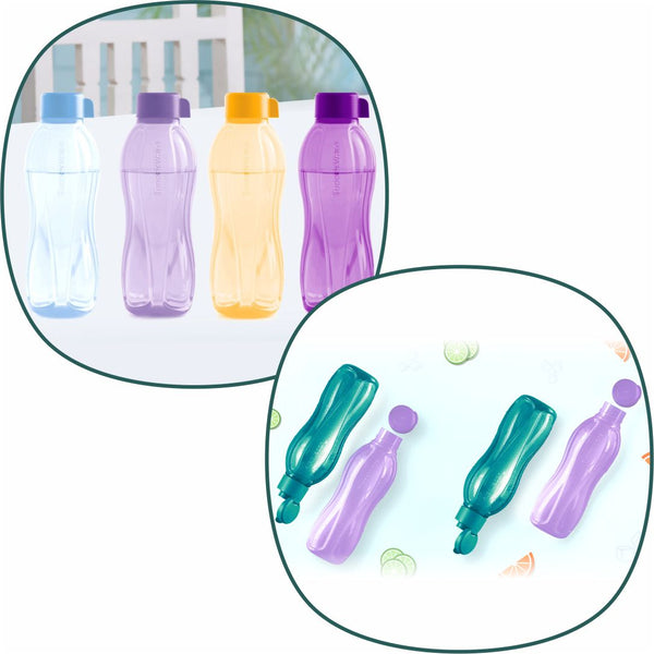 ECO BOTTLE GEN I 1L (4pcs) + AQUASAFE 750ML (4pcs) (1 Week Service Delay)