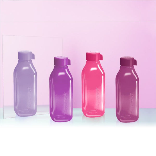 Tupperware Eco 1L Square Bottle (4Pieces)
