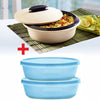 SS BOWL 1L (2PC) + ISO DUO ROUND 1.6L (CD)