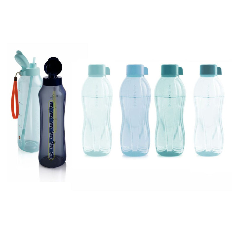 Aquavibe Bottle 1.2L (Set of 2) +AQUASAFE BOTTLE 1L SF4