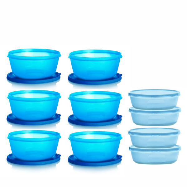 SS BOWL 1.5L (6PC) + SS BOWL 1L (4PC)