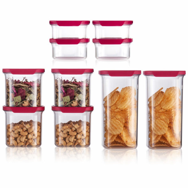 Ultra Clear Oval set (1L Set Of 4 + 2.2L Set Of 2 + 500ml Set Of 4)
