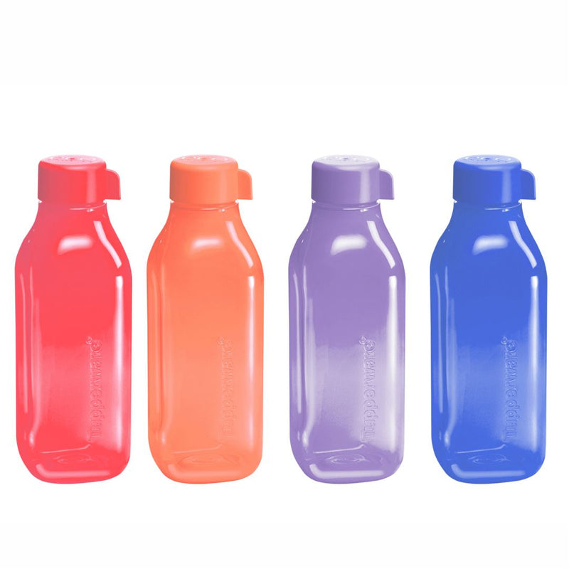 Eco 1L Square Bottle (4 Pcs)