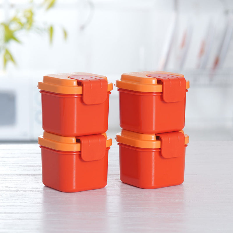 Plastic Snack Box Klik Klak Small Container 250ml 4pc