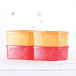 Square Refrigerator Container Cool N Fresh Small 4pc