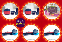 Buy JUNO LUNCH SET SF2 + NEW CLASSIC LUNCH + Classic Lunch Bag June'21 & get BUDDY MEAL LUNCH SET SF3 FREE