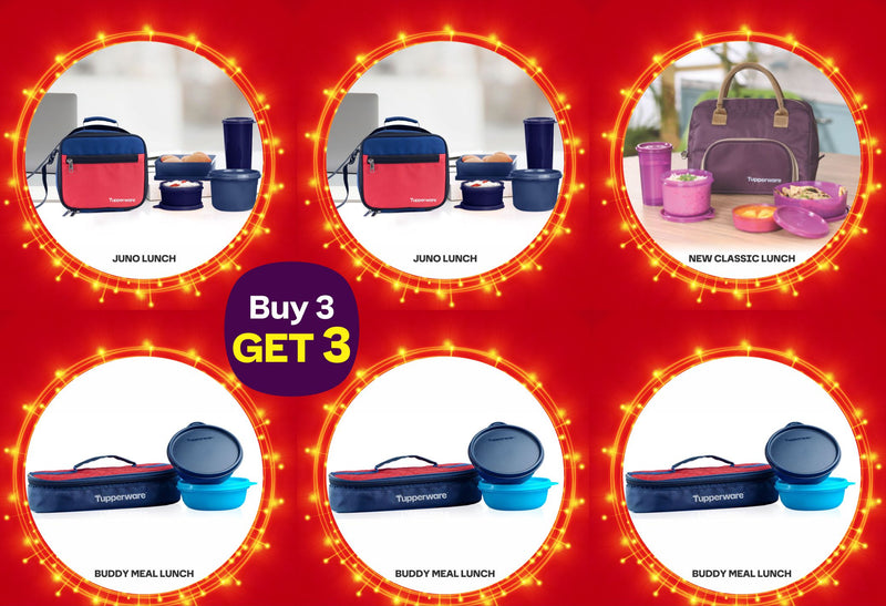 Buy JUNO LUNCH SET SF2 + NEW CLASSIC LUNCH + Classic Lunch Bag June'21 & get BUDDY MEAL LUNCH SET SF3 FREE
