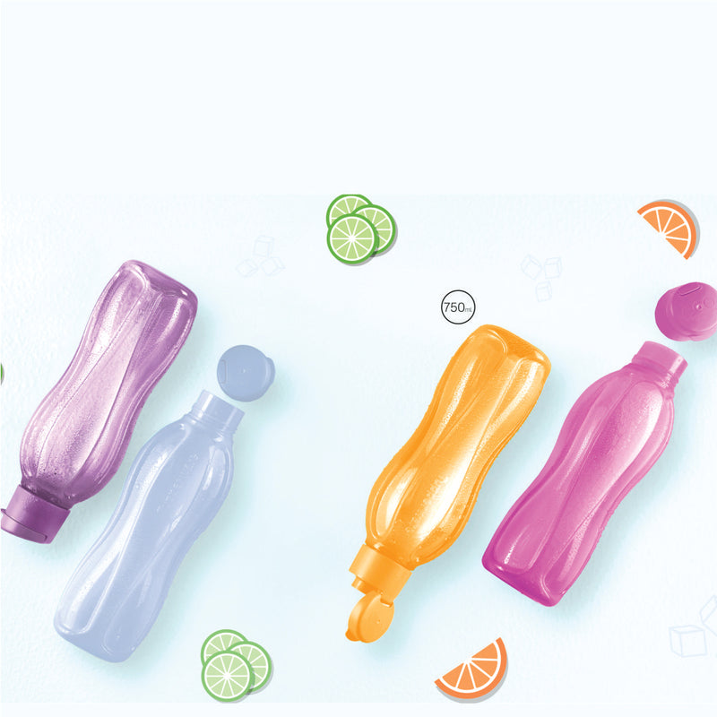 AQUASAFE Water Bottles 750ML 4 pcs