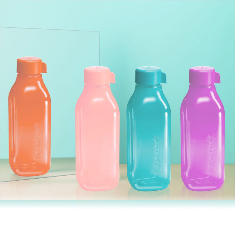Tupperware Eco 1L Square Bottle (4 Pcs)