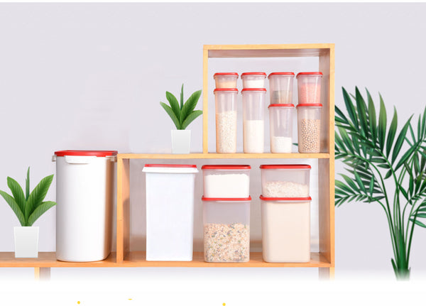Smart Saver & Storer All-in-One Kitchen Set – 14 Pcs Combo-2 with Rice keeper (M)