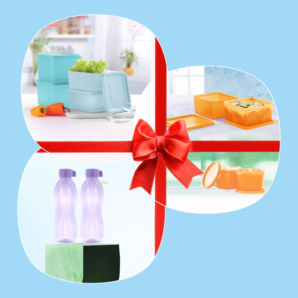 Executive Large (set of 2)+Keep tab medium (Set of 2)+Cubix 1L (set of 2) + Cubix 650ml (Set of 2) + Aquasafe Bottle 1L (Set of 2)