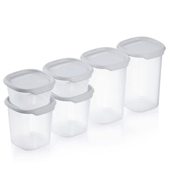OTF Square 370ml (Set of 2) + OTF 810ml (Set of 2)+OTF 1.25L (Set of 2)