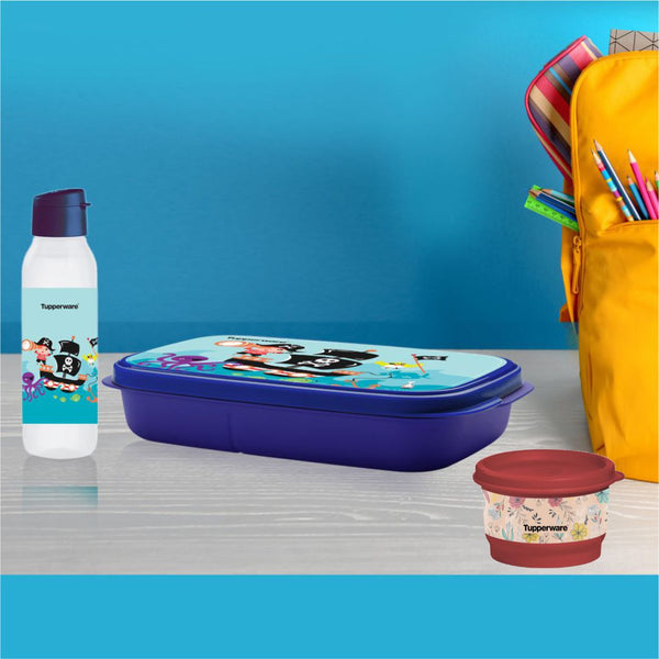 MY LUNCH SET- PIRATE + SNACK CUP SF1-CRANBERRY