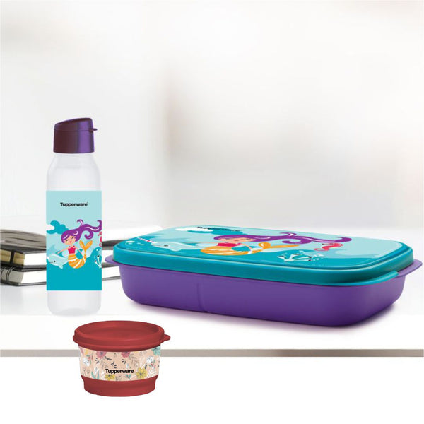 MY LUNCH SET- MERMAID + SNACK CUP SF1-CRANBERRY
